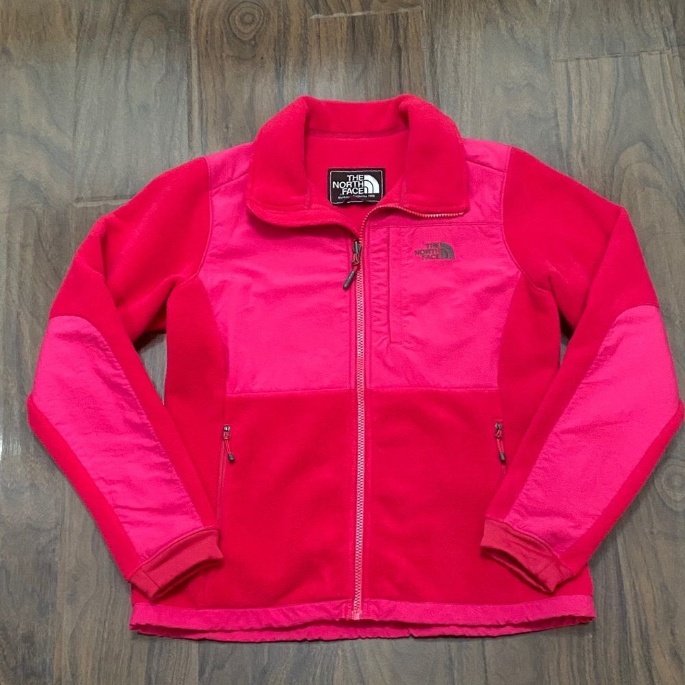 The North Face Denali Fleece Zip Up Jacket Pink